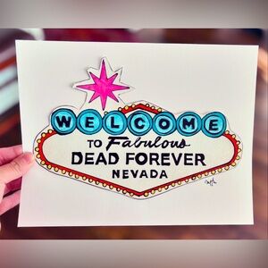 Grateful Dead art print 8.5x11in signed and numbered by me the artist